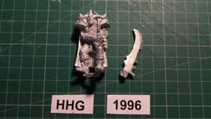 Miniature of Mutant Chronicles from the first edition of the RPG - Alakhai